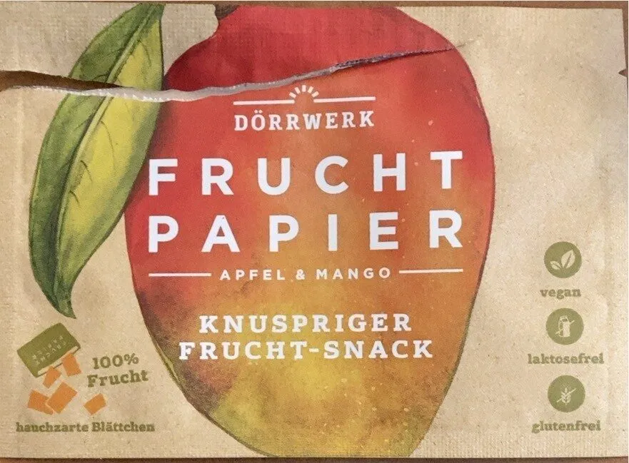 Fruchtpapier Apfel-Mango