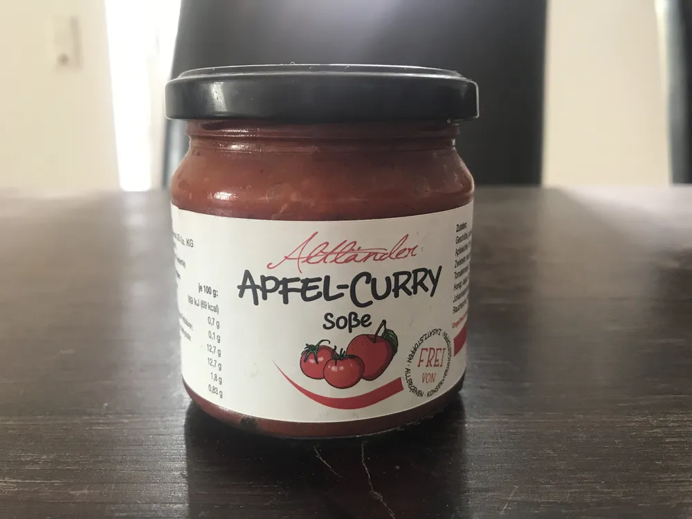 Altländer Apfel-Curry Soße