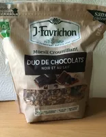 Muesli croustillant duo de chocolats