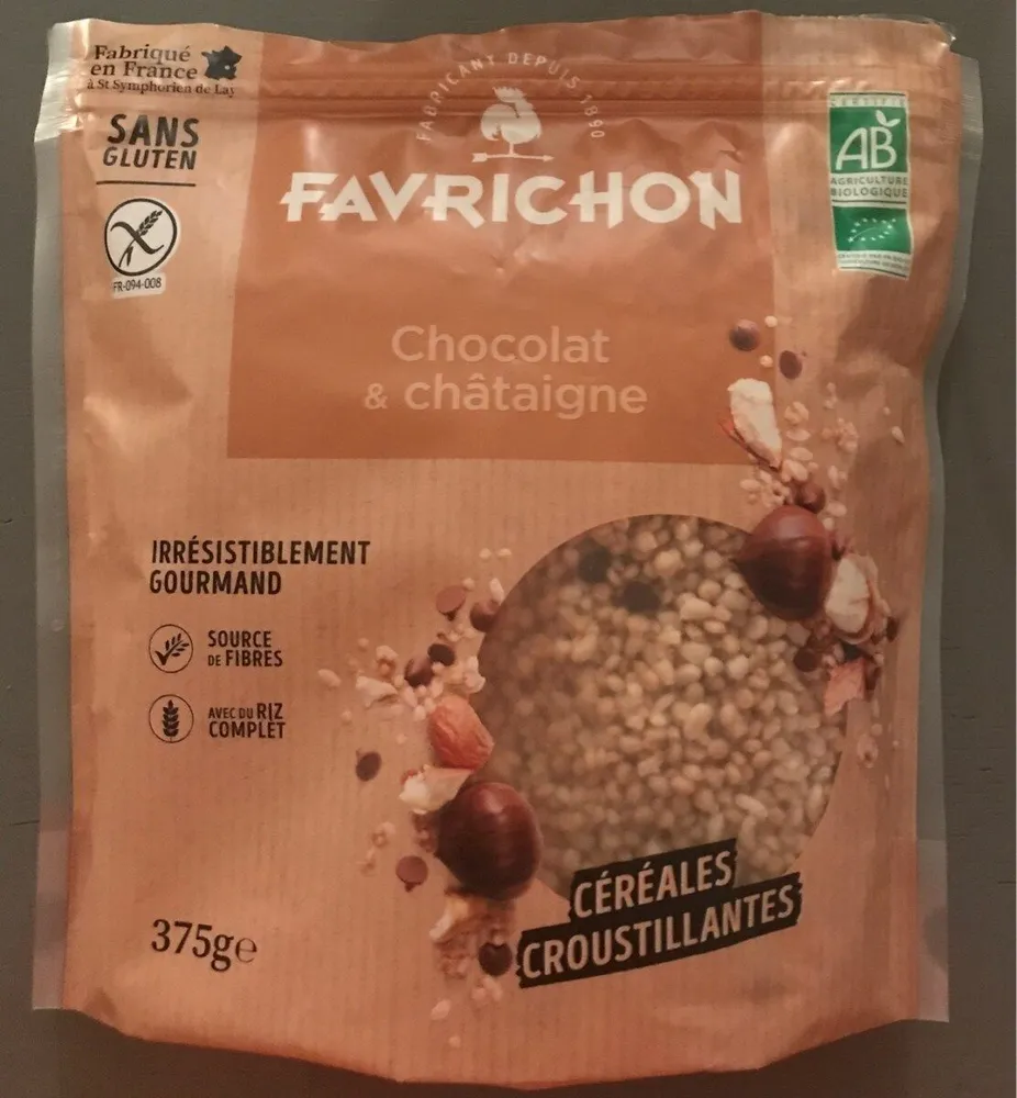 Muesli croustillant chocolat & châtaigne