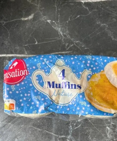 4 muffins nature