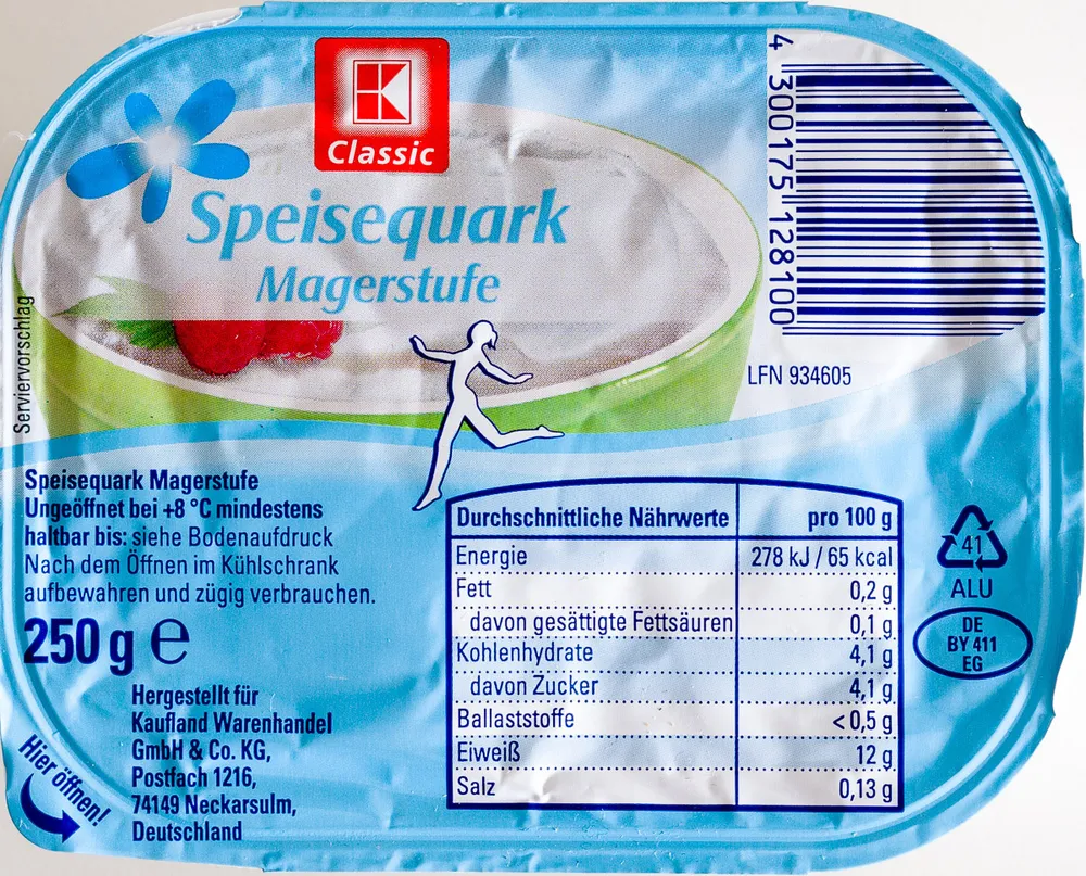 Speisequark Magerstufe