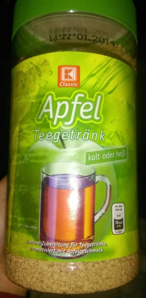 Teegetränk Apfel