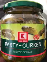 Party Gurken Würzig Scharf, Würzig