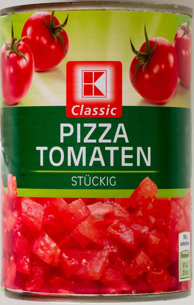 Pizza Tomaten stückig