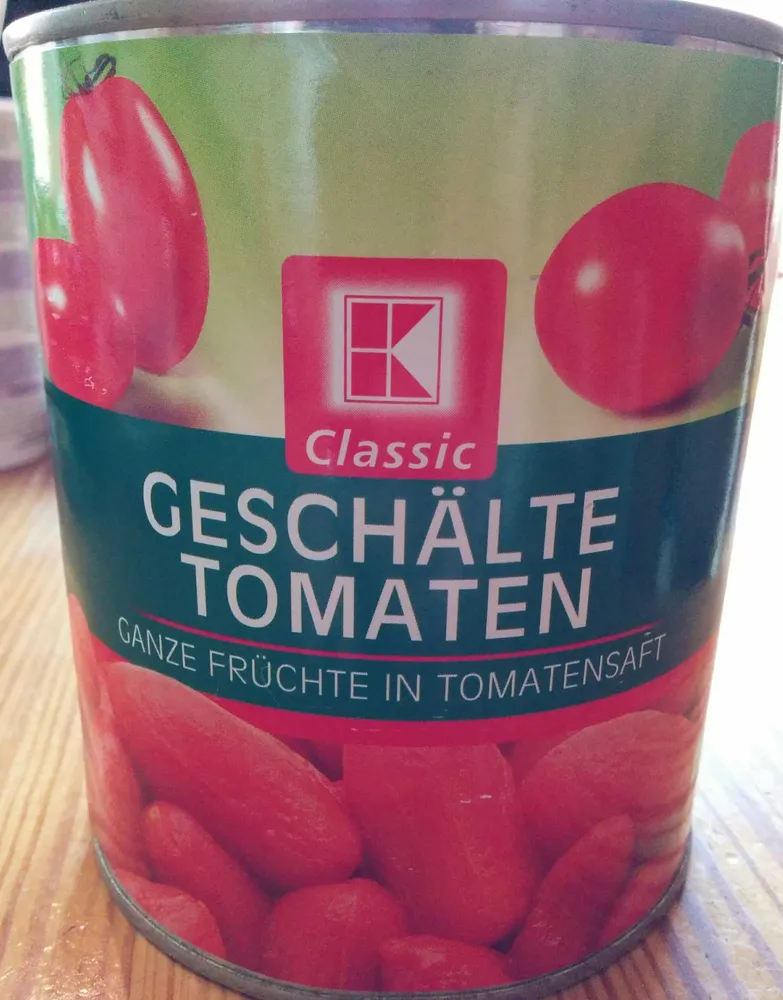Geschälte Tomaten