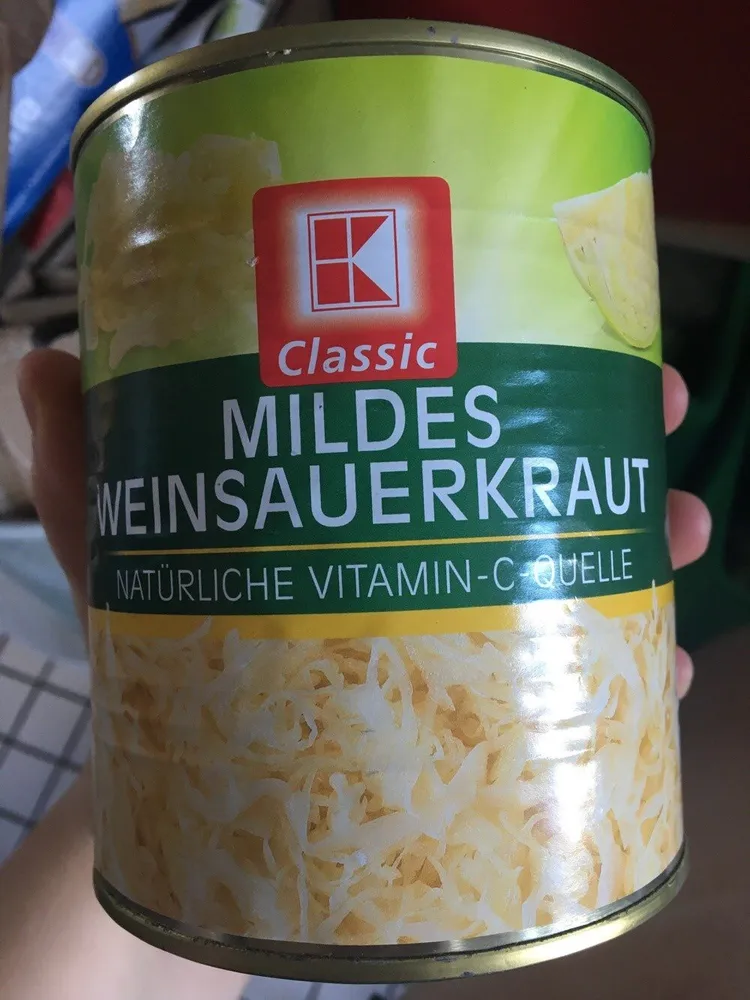 Mildes Weinsauerkraut