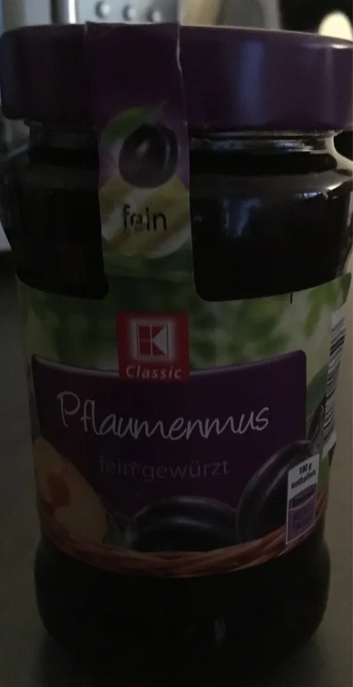 Pflaumenmus K Classic, Pflaume