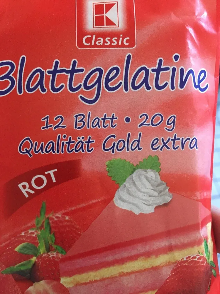 Gelatine Rot