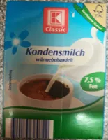 Kondensmilch wärmebehandelt 7,5% Fett