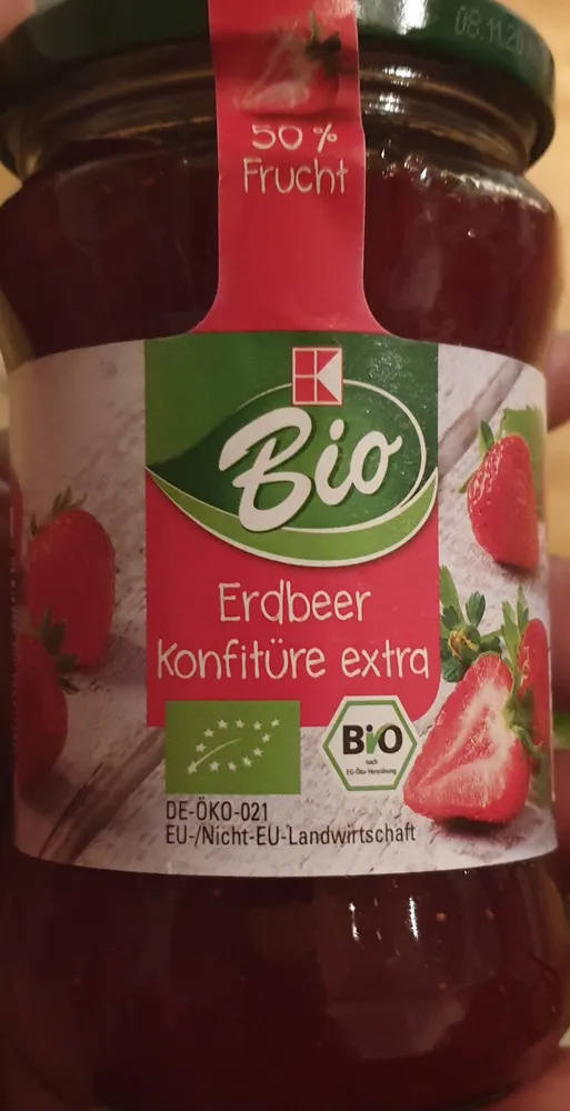 Erdbeer Konfitüre / Confiture de fraises bio