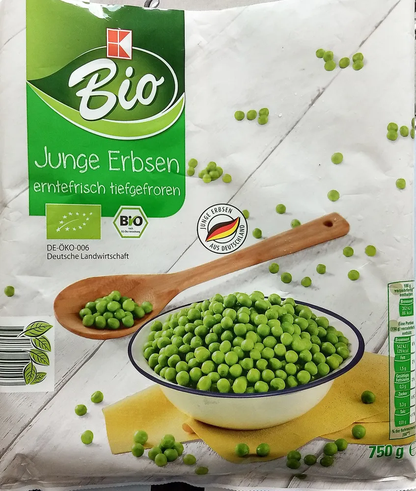 Junge Erbsen
