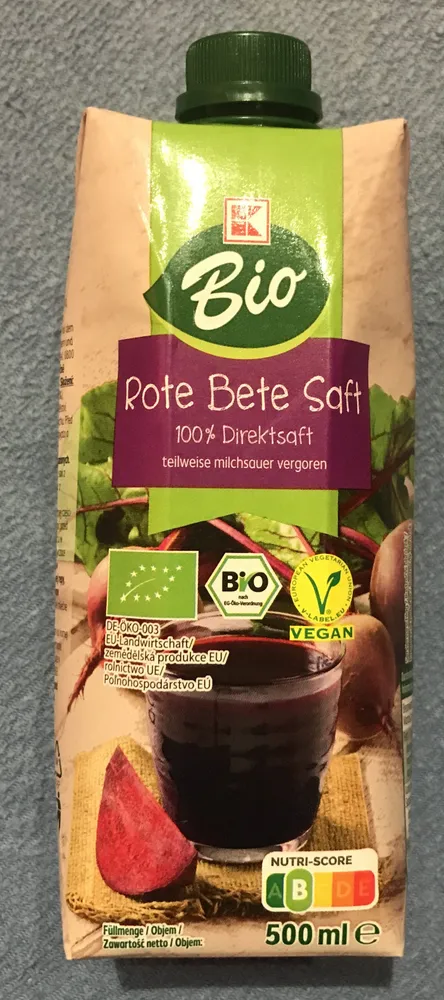 Bio šťáva z červené řepy