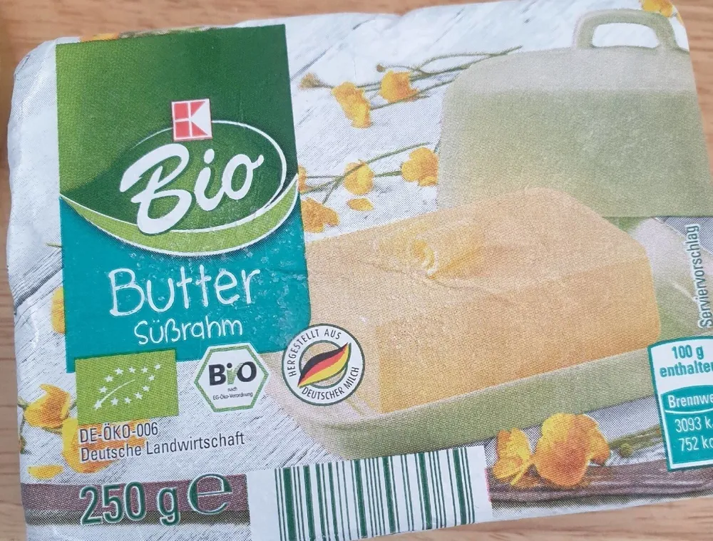 Butter Süssrahm - K-bio - 250 G