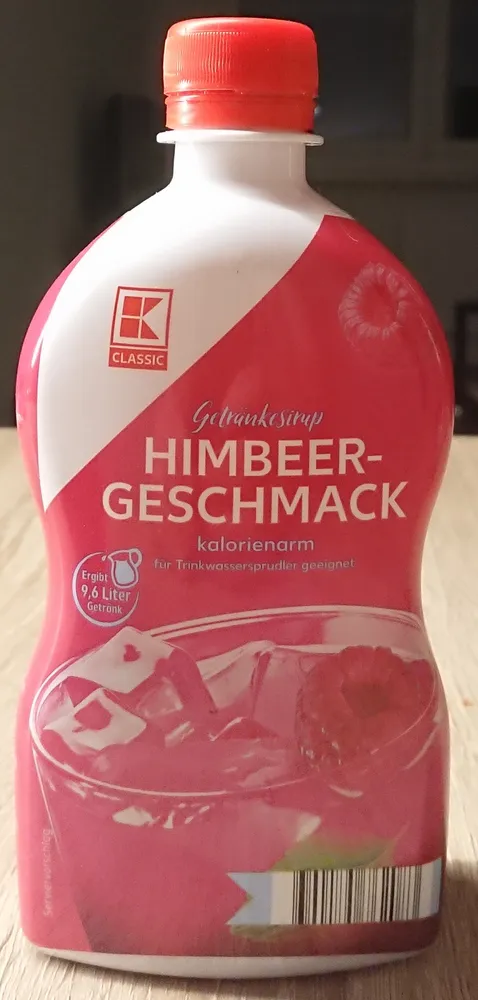 Getränkesirup Himbeergeschmack
