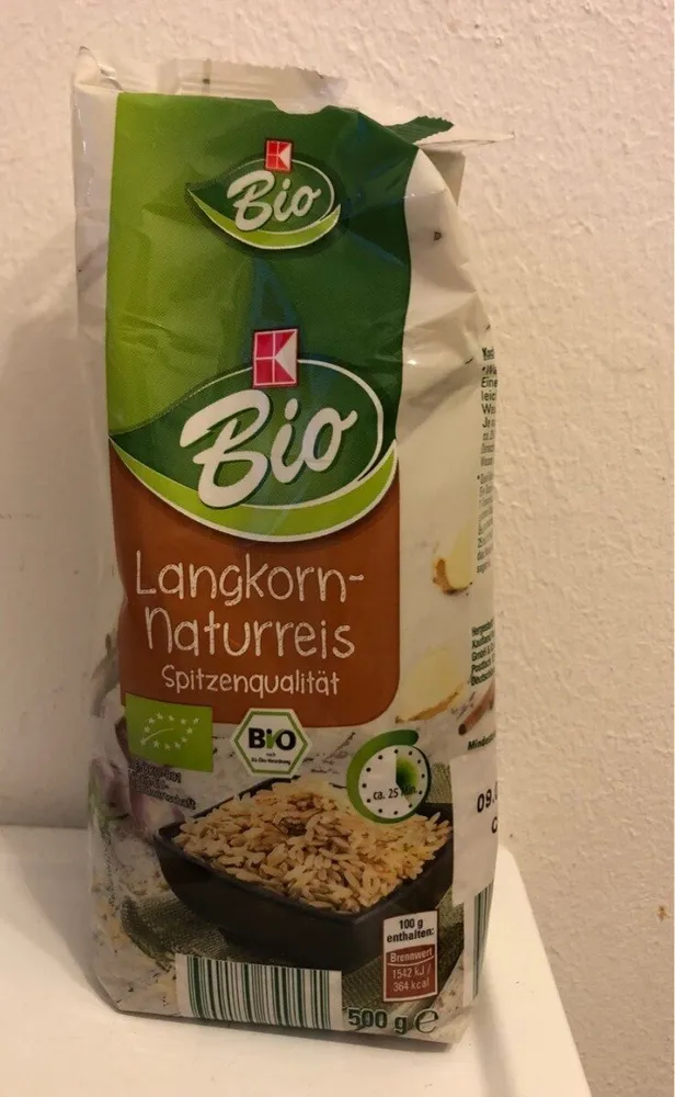 Reis lose Langkornnaturreis