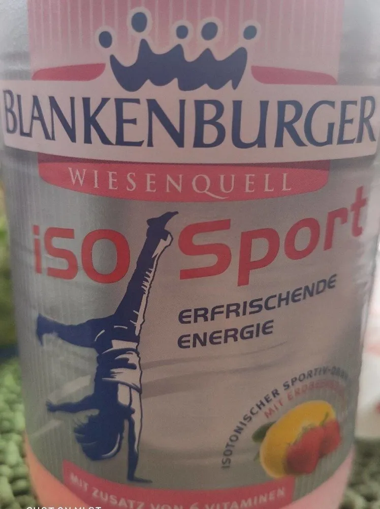 IsoSport Zitrone-Erdbeer