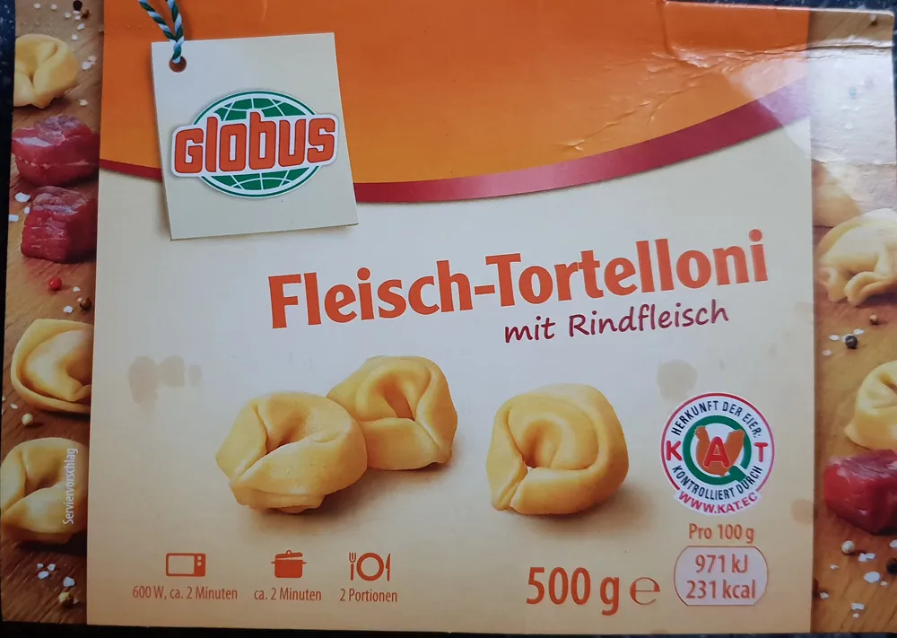 Fleisch-Tortellini mit Rindfleisch