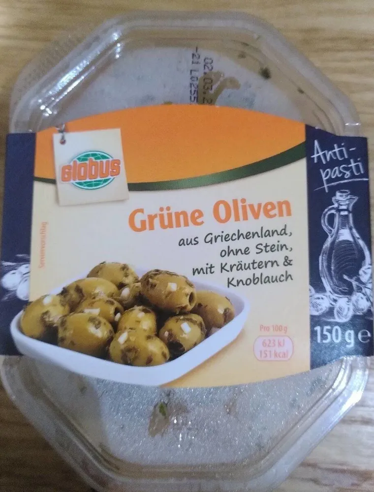 Grüne Oliven