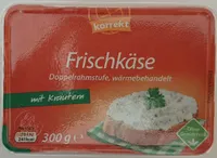 Frischkäse mit Kräutern, Doppelrahmstufe, wärmebehandelt