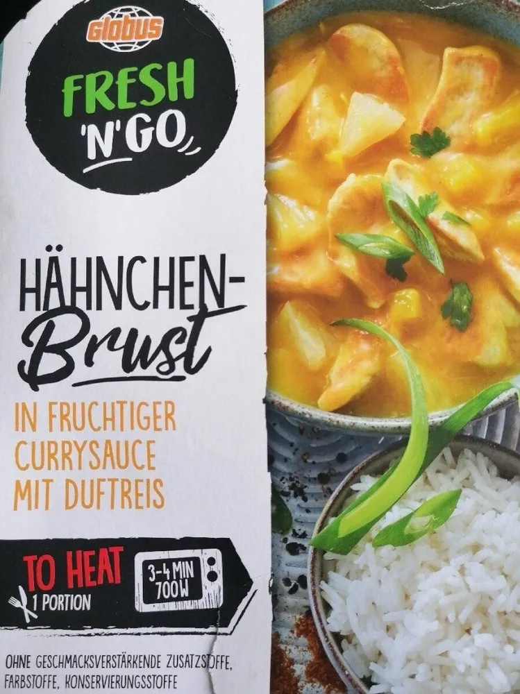 Fresh 'n' go, Hähnchenbrust in Currysauce