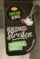 Kokosnuss streifen