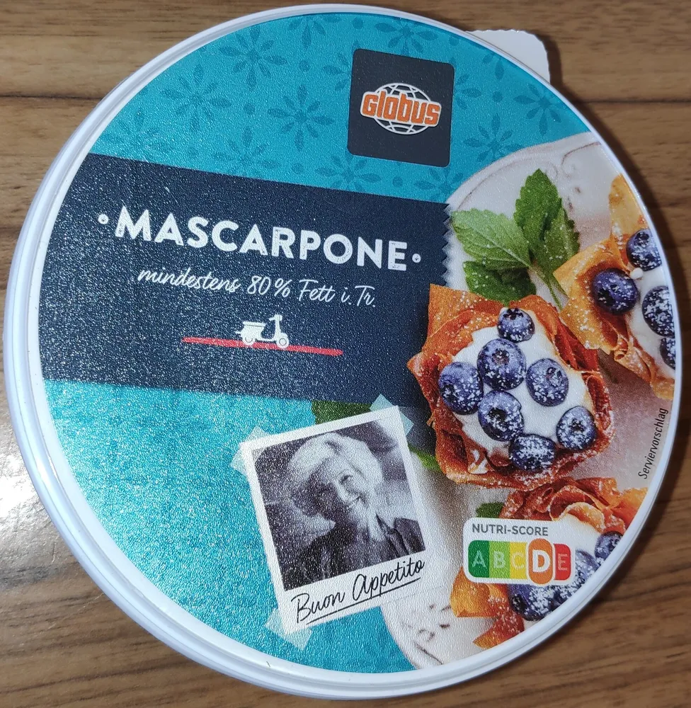 Mascarpone 80 %, Doppelrahmstufe, (italienischer Frischkäse)