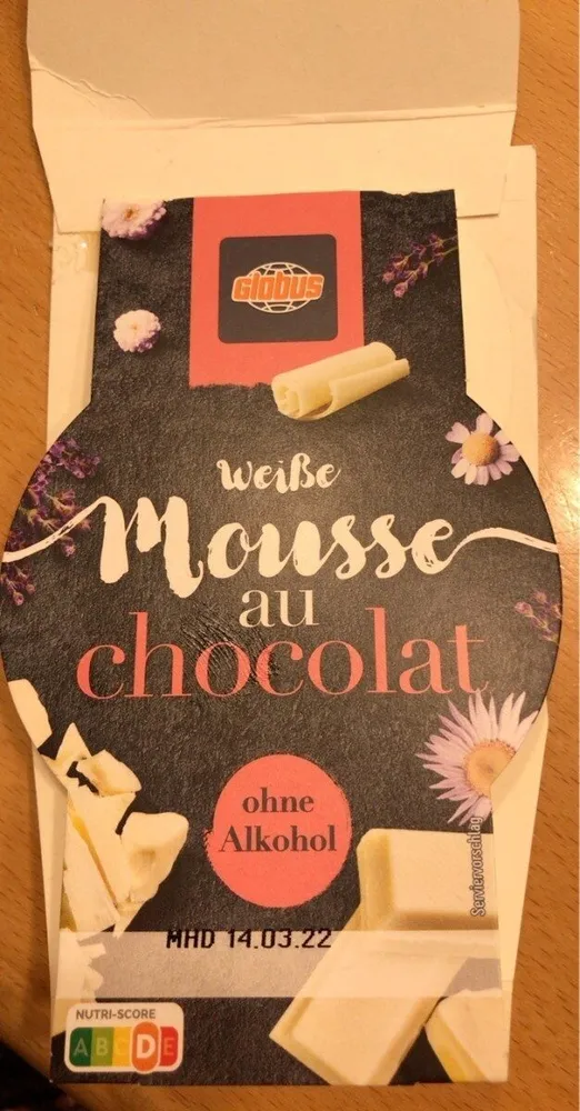 Weiße Mousee au Chocolat