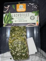 Lachsfilet gebacken mit Bärlauch