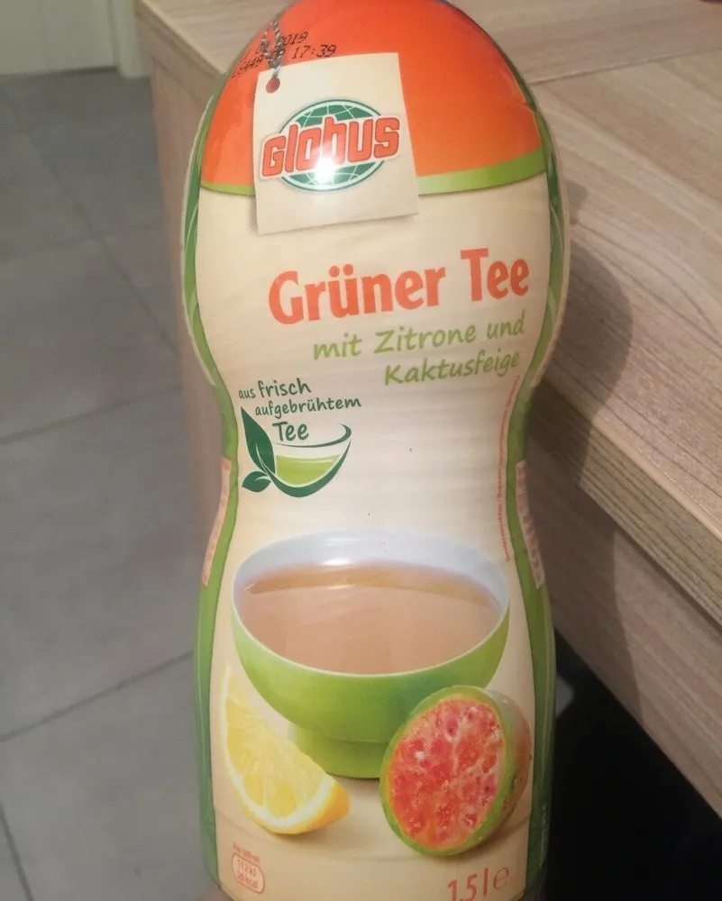 Grüner Tee, Zitrone Und Kaktusfeige