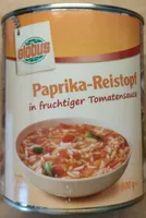 Paprika-Reistopf in fruchtiger Tomatensauce