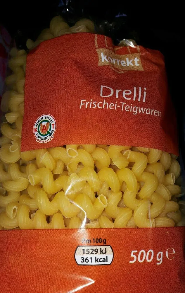 Drelli , Frischei-teigwaren