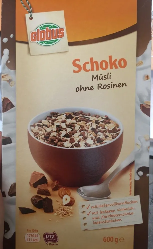 Schoko Müsli ohne Rosinen