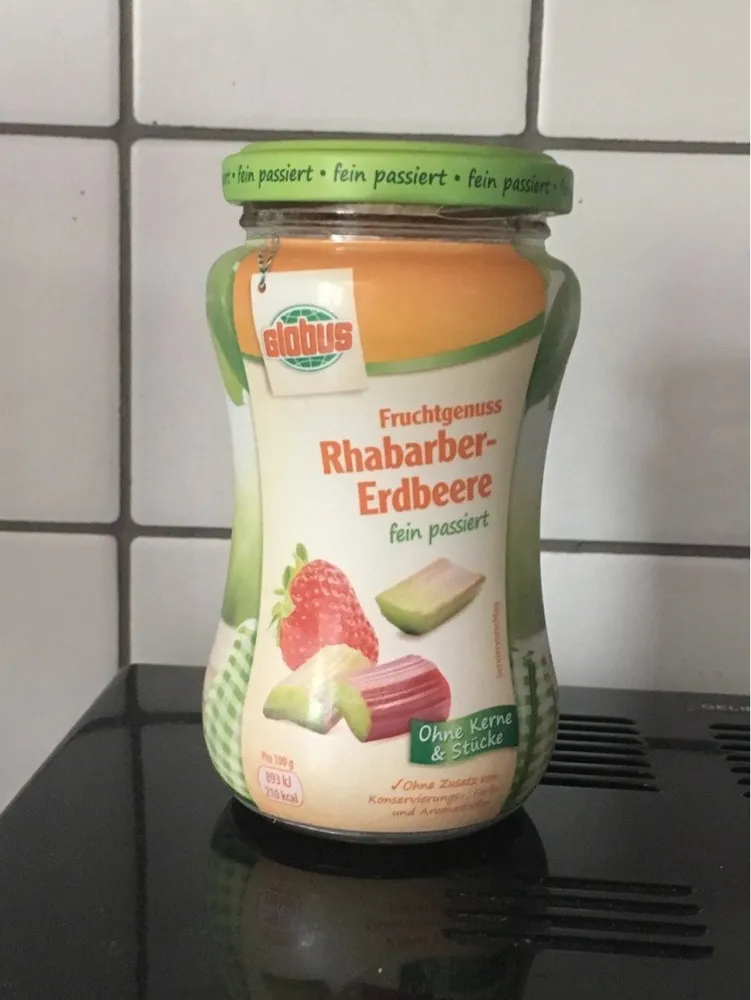 Confiture fraise rubarbe