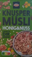 Knusper Müsli Honig und Nuss