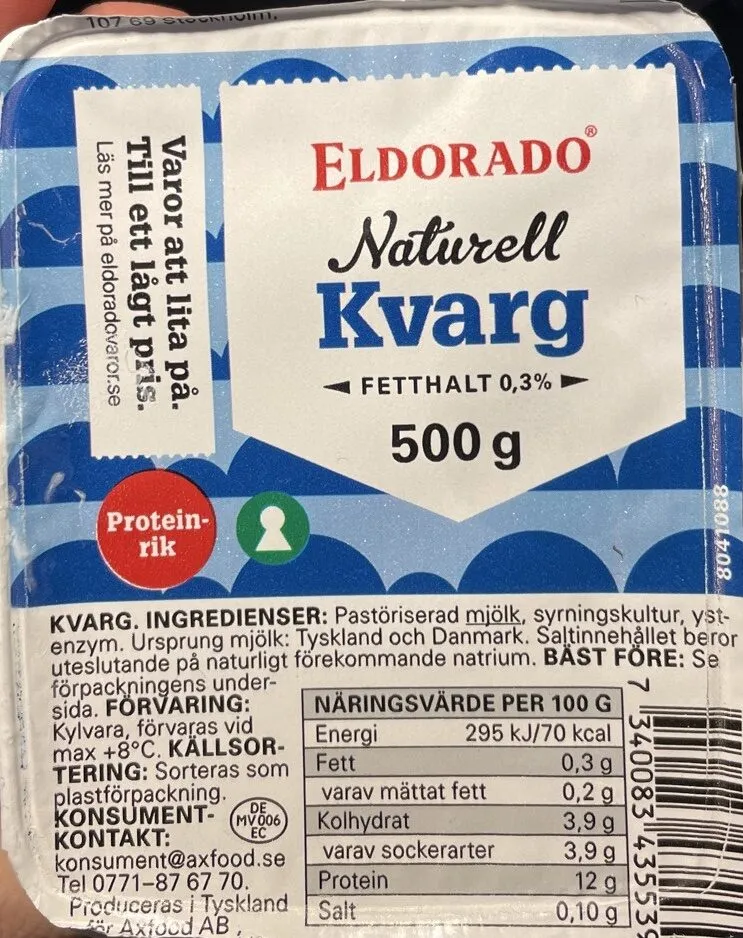 Kvarg Naturell