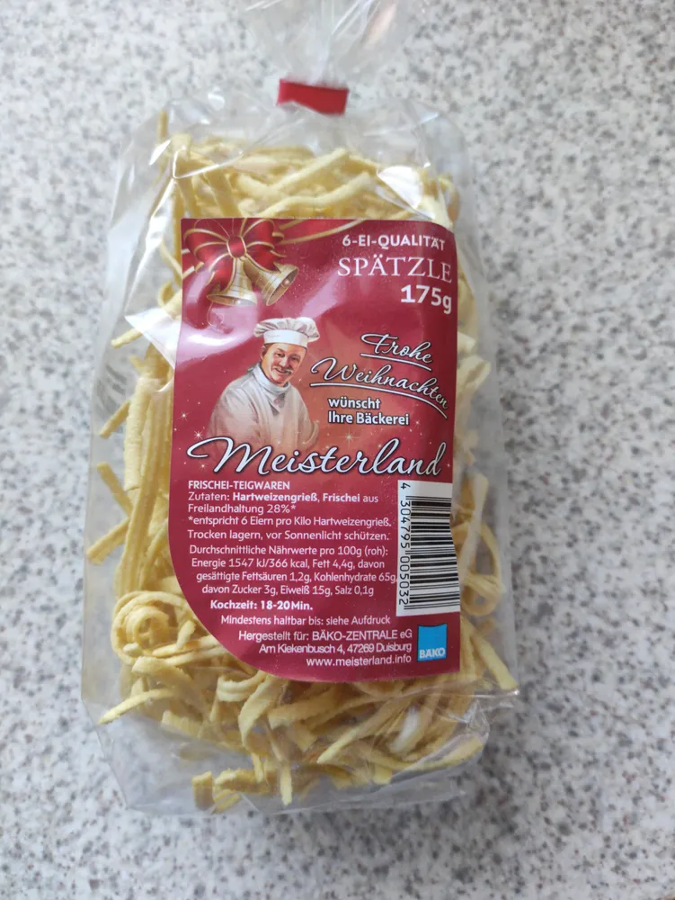 Spätzle  (trocken)
