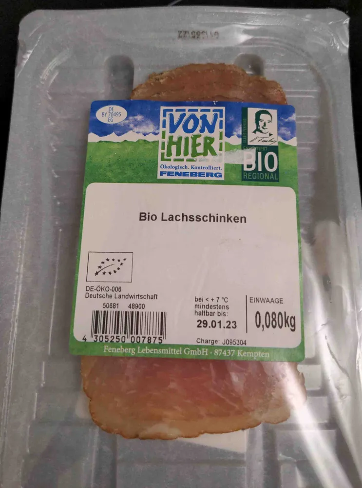 Bio Lachsschinken