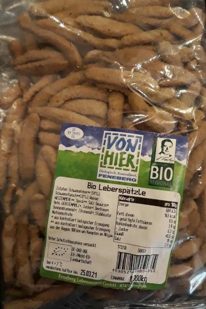 Bio Leberspätzle