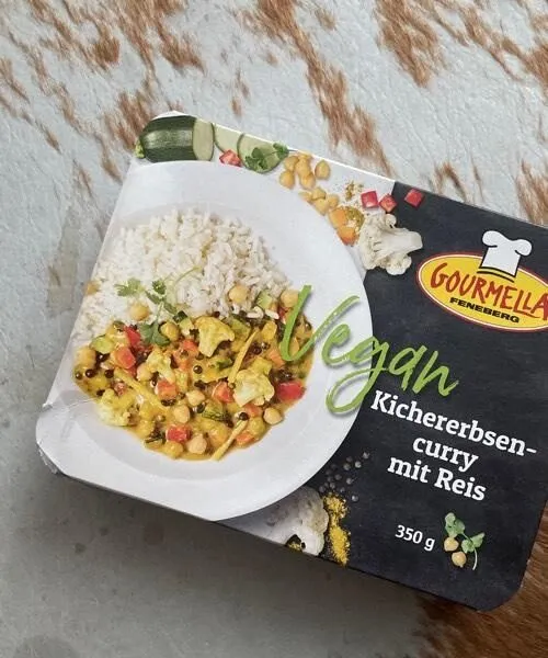 Kichererbsen-Curry mit Reis
