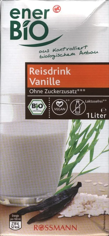 Reisdrink Vanille