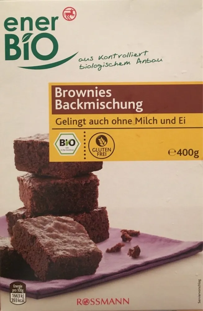 enerBiO Bio Brownies Backmischung