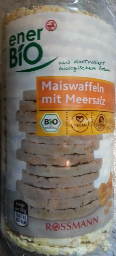Maiswaffeln mit Meersalz