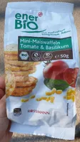 Mini galette de mais à la tomate et basilic