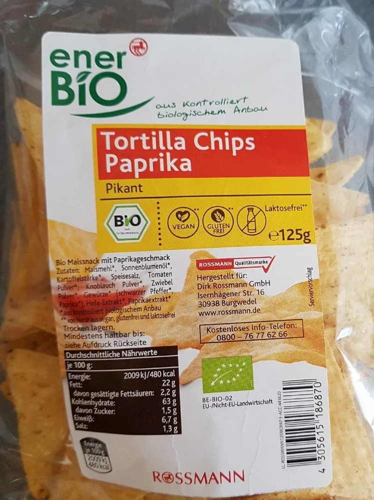 tortilla chips paprika