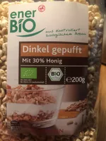 Bio Dinkel gepufft mit 30% Honig
