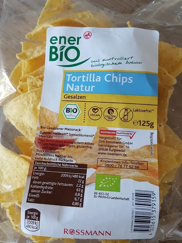 Tortilla chips Natur