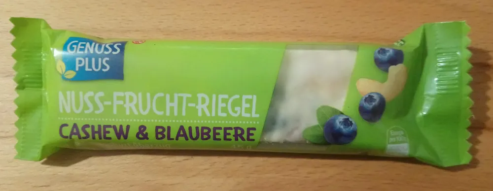 Nuss-Frucht-Riegel Cashew & Blaubeere
