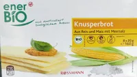 Knusperbrot Aus Reis & Mais Mit Meersalz
