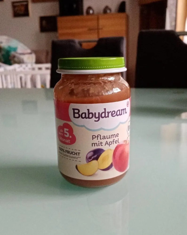 Pflaume mit apfel ab dem 5. Monat